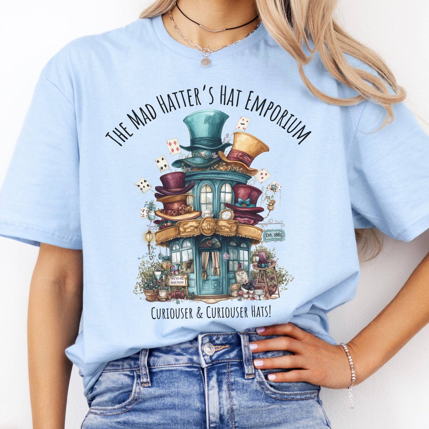 T-Shirts The Mad Hatter's Hat Emporium T-Shirt The Mystic Eden