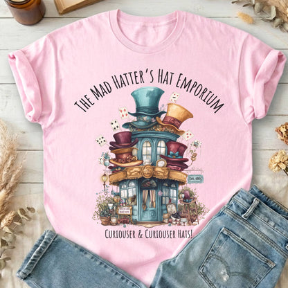 T-Shirts Light Pink / S The Mad Hatter's Hat Emporium T-Shirt The Mystic Eden