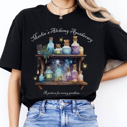 T-Shirts Merlin's Alchemy Apothecary T-Shirt The Mystic Eden