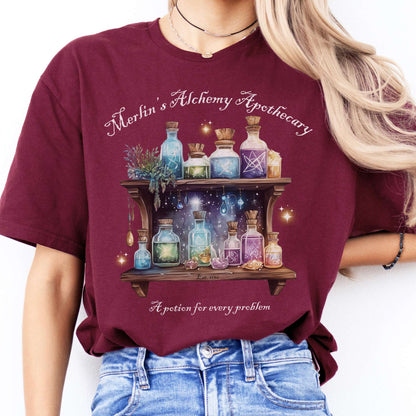 T-Shirts Merlin's Alchemy Apothecary T-Shirt The Mystic Eden