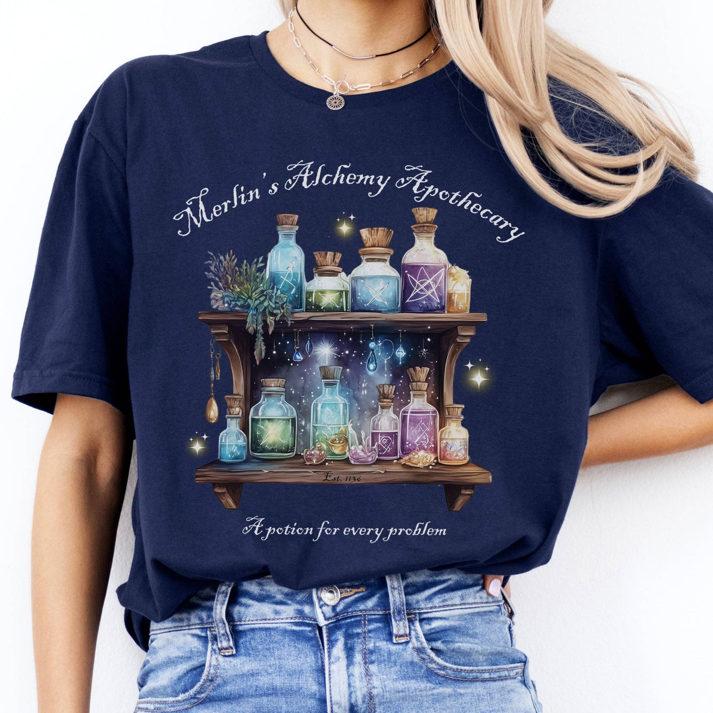 T-Shirts Merlin's Alchemy Apothecary T-Shirt The Mystic Eden