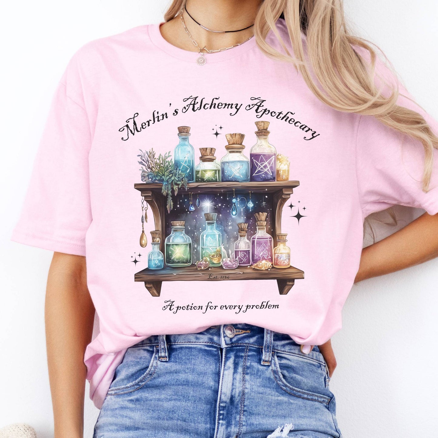 T-Shirts Merlin's Alchemy Apothecary T-Shirt The Mystic Eden