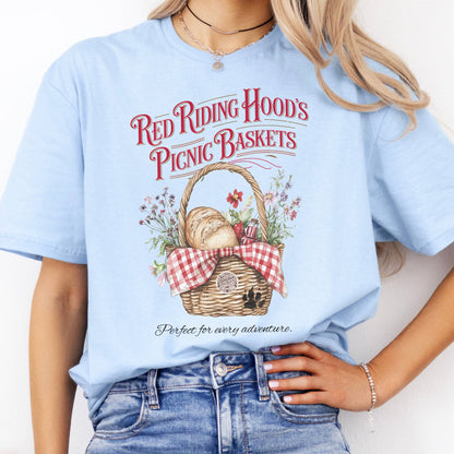 T-Shirts Red Riding Hood's Picnic Baskets T-Shirt The Mystic Eden