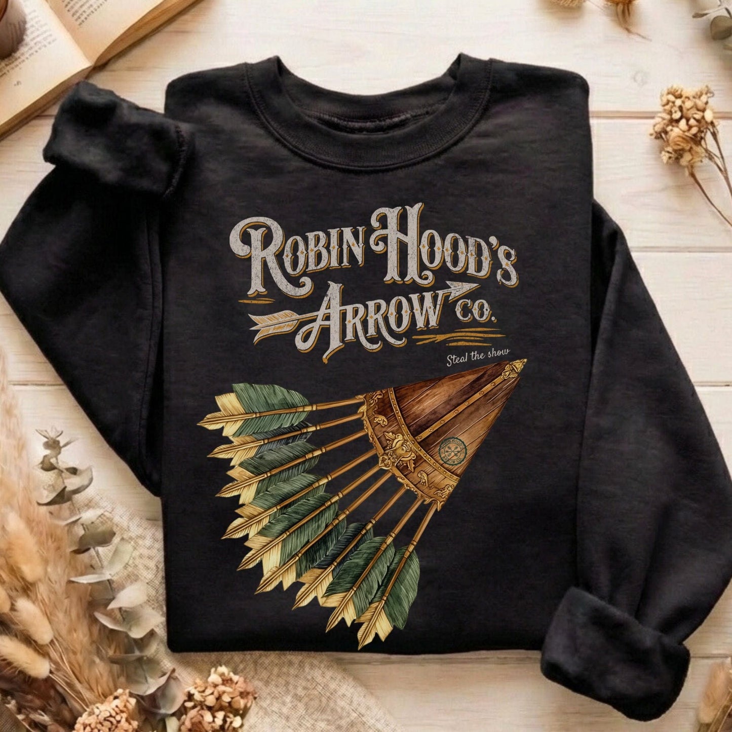 Sweatshirt Black / S Robin Hood's Arrow Co. Sweatshirt The Mystic Eden