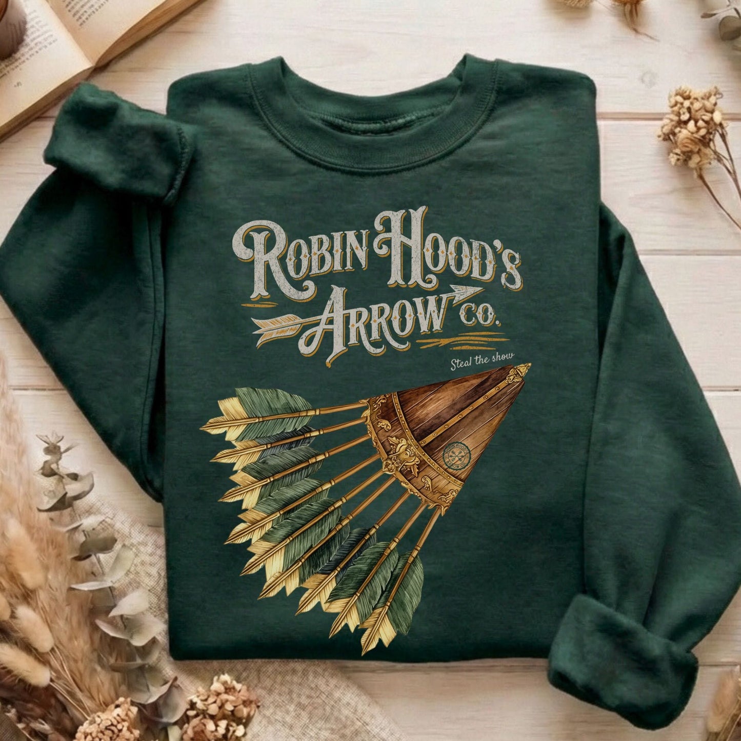 Sweatshirt Forest Green / S Robin Hood's Arrow Co. Sweatshirt The Mystic Eden
