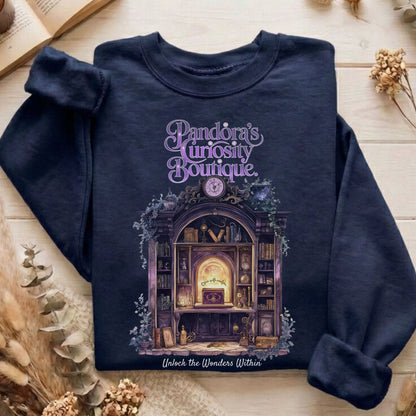 Sweatshirt Navy / S Pandora's Curiosity Boutique Sweatshirt The Mystic Eden