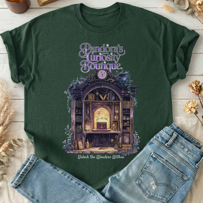 T-Shirts Forest Green / S Pandora's Curiosity Boutique T-Shirt The Mystic Eden