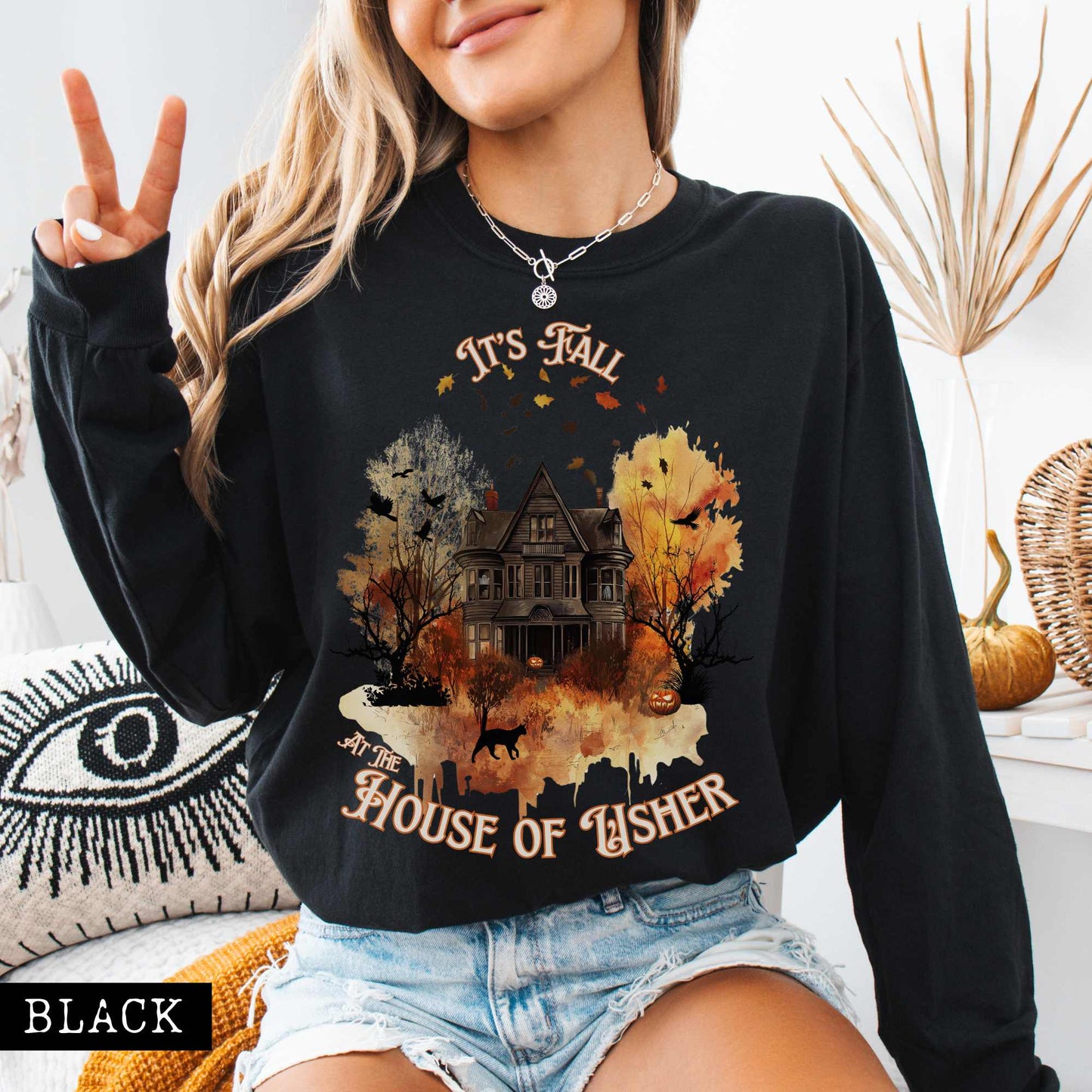 It's Fall at the House of Usher - Edgar Allan Poe Fall Shirt