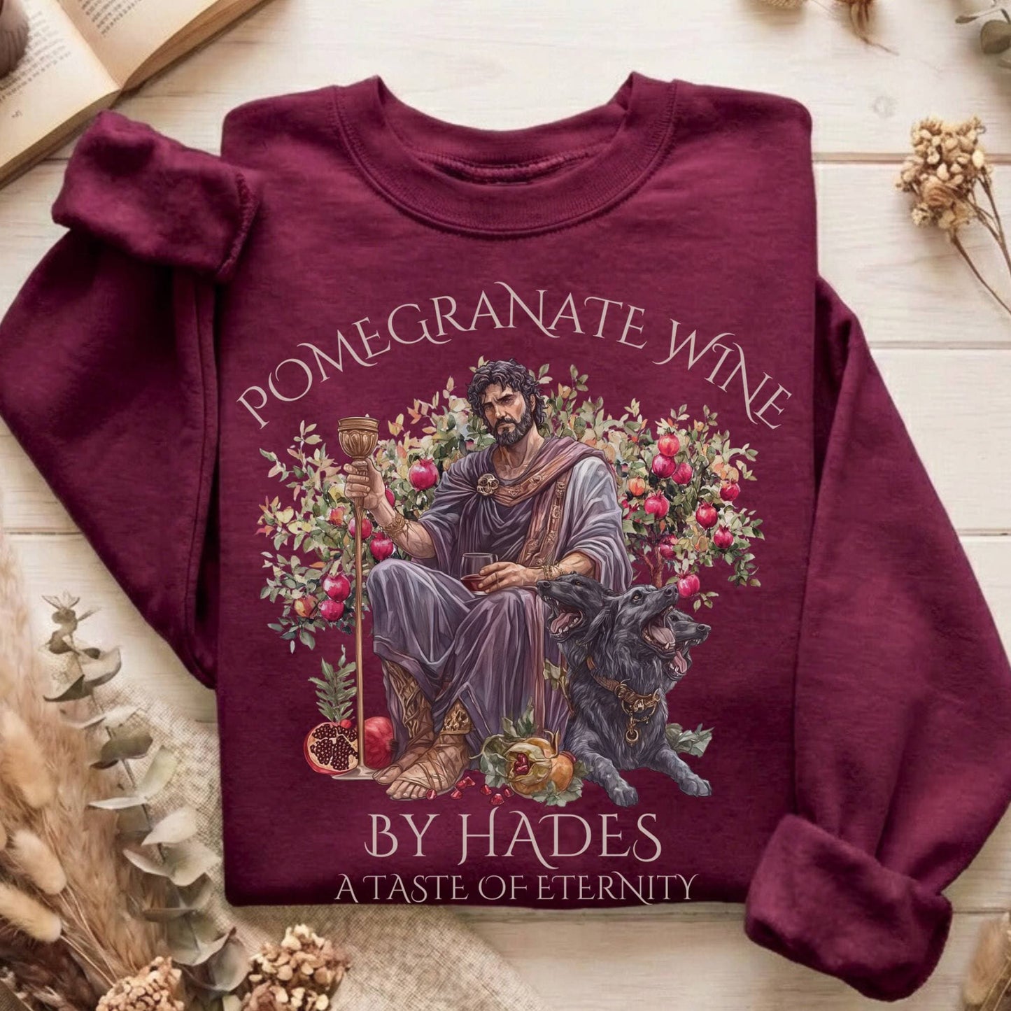 Sweatshirt Maroon / S Design 108 Sweatshirt The Mystic Eden