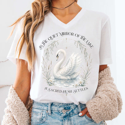 V-neck White / S Design 315 V-Neck The Mystic Eden