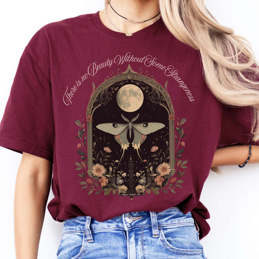 T-Shirts There is no Beauty Without Some Strangeness Poe T-Shirt The Mystic Eden