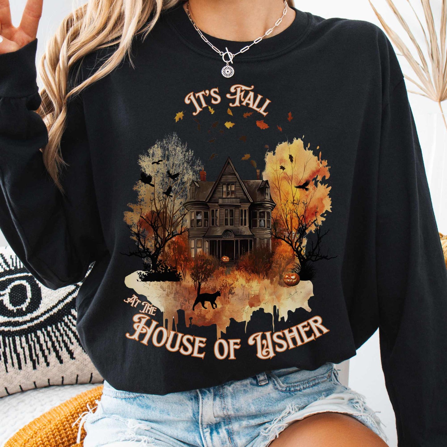 It's Fall at the House of Usher - Edgar Allan Poe Fall Shirt