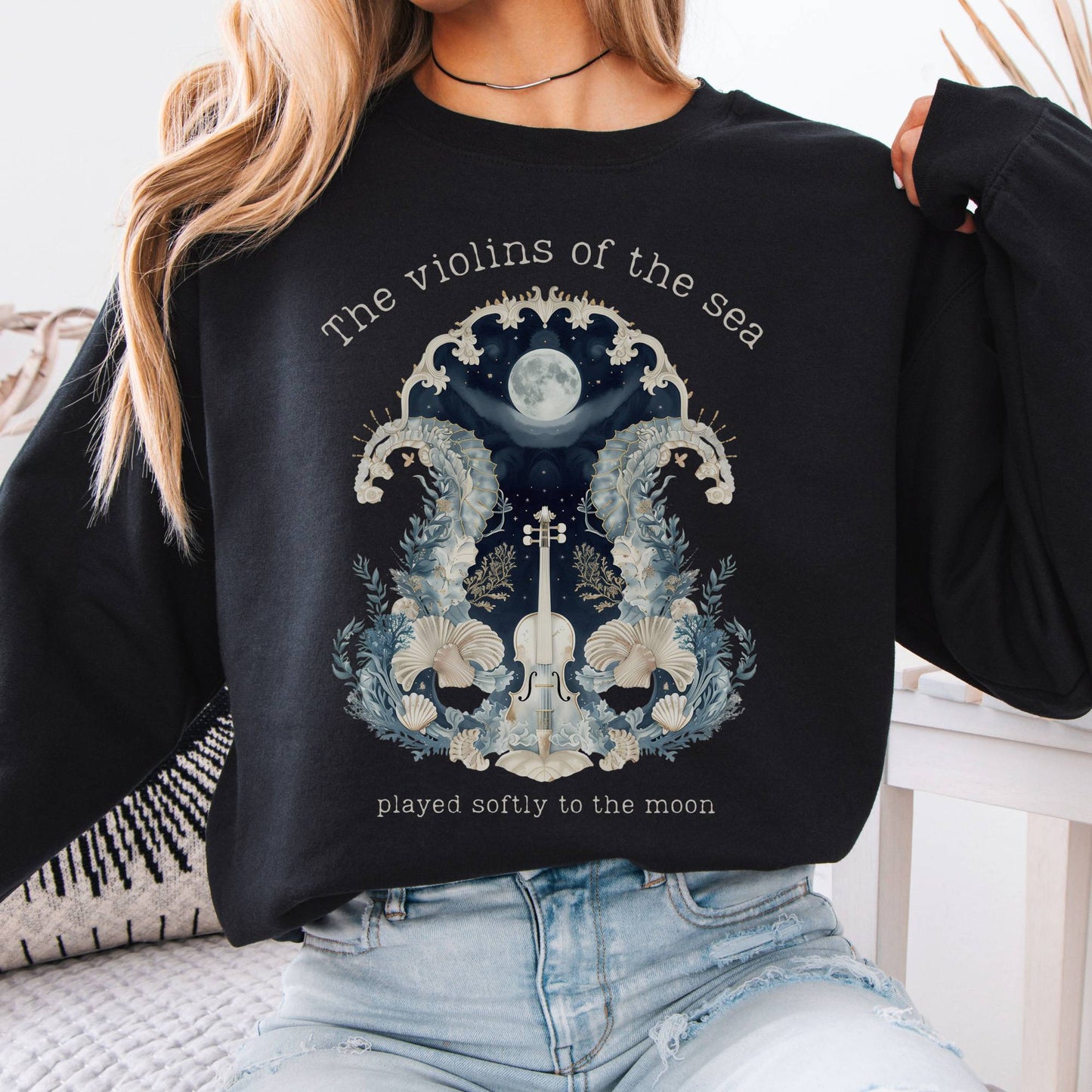 Sweatshirt Design 270 Crewneck Sweatshirt The Mystic Eden