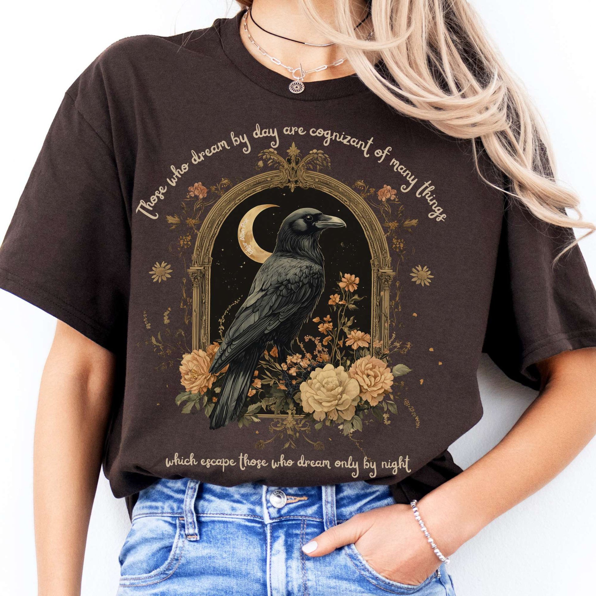 T-Shirts Those Who Dream By Day Poe T-Shirt The Mystic Eden