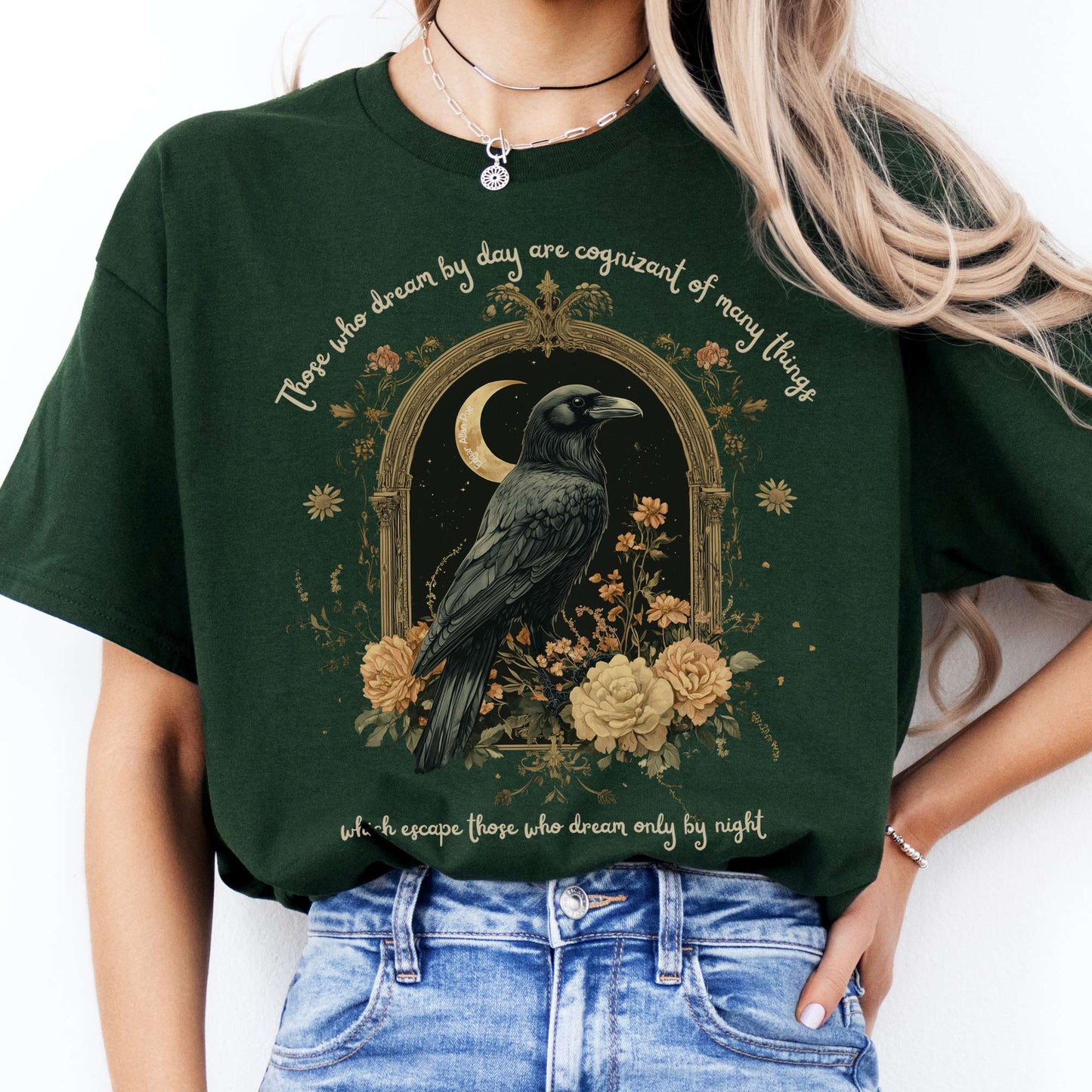 T-Shirts Those Who Dream By Day Poe T-Shirt The Mystic Eden