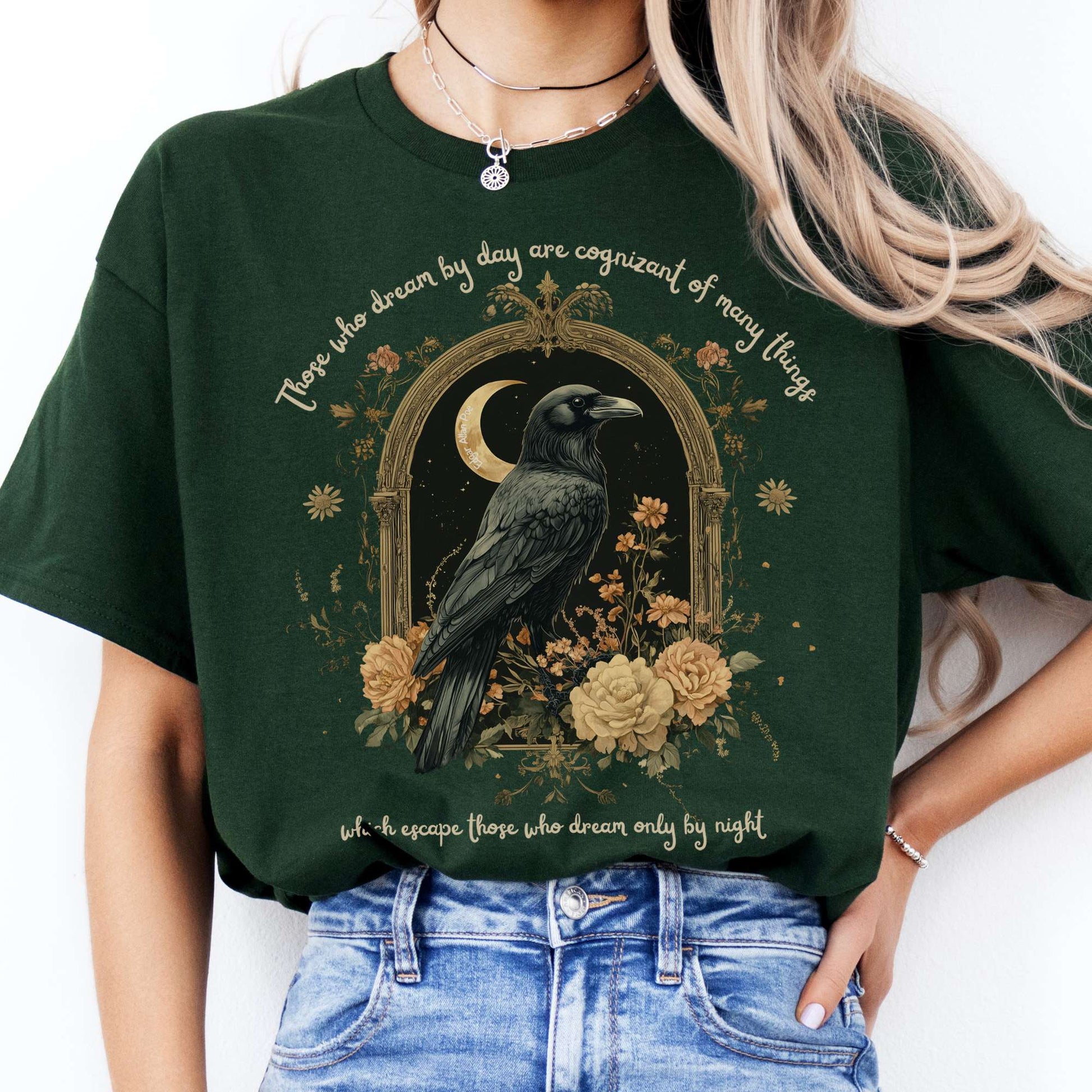 T-Shirts Those Who Dream By Day Poe T-Shirt The Mystic Eden