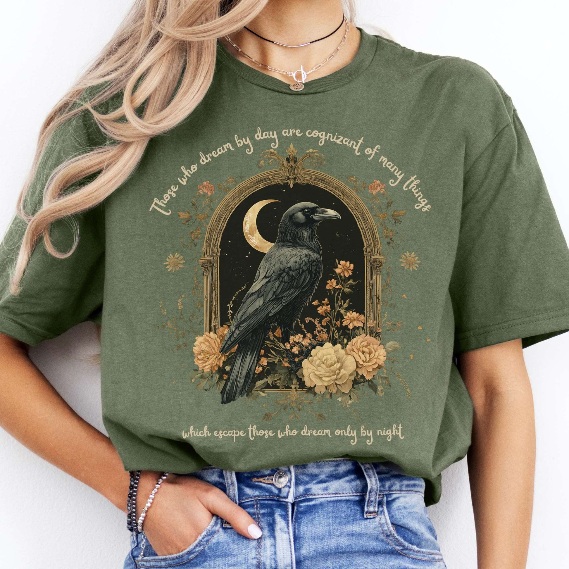 T-Shirts Those Who Dream By Day Poe T-Shirt The Mystic Eden