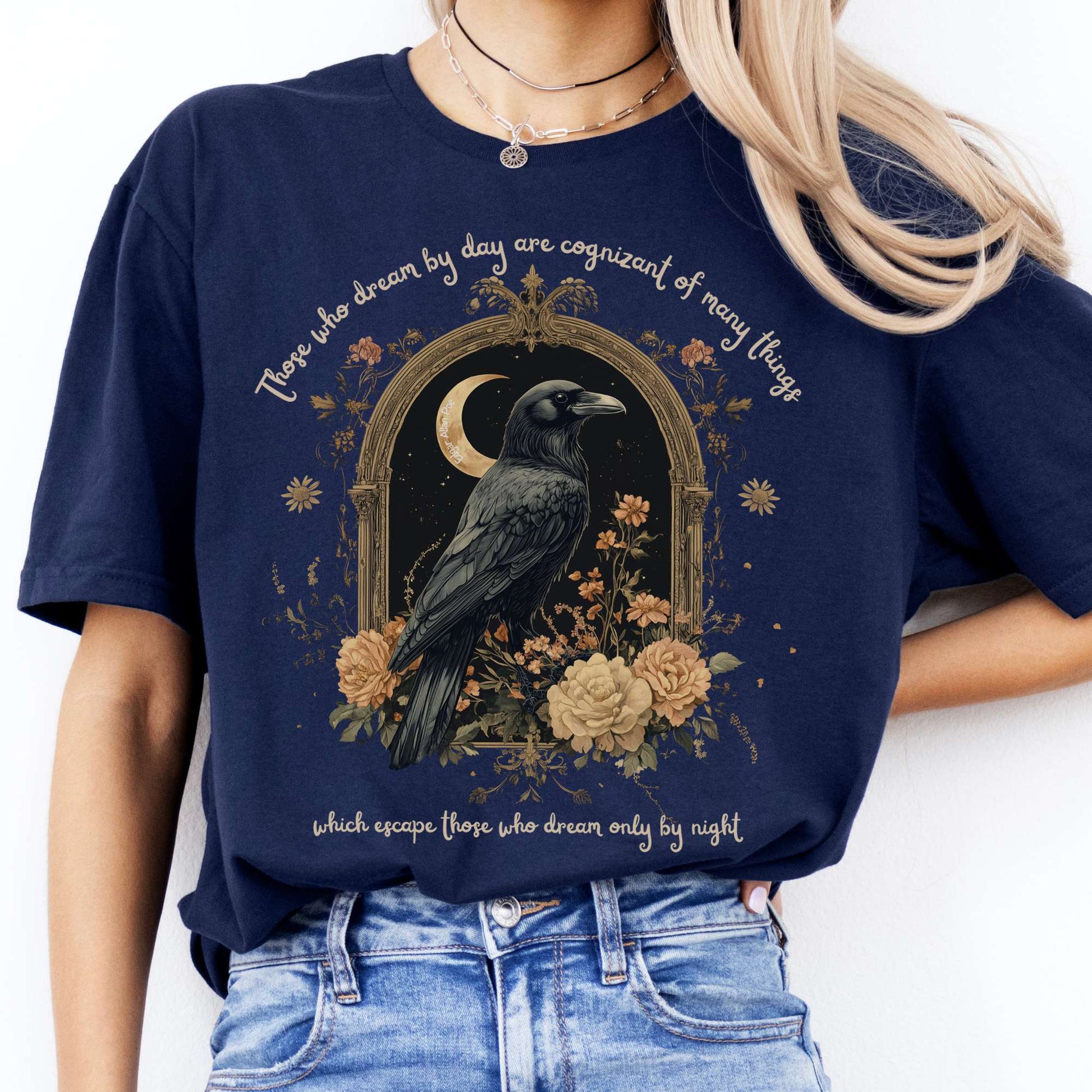 T-Shirts Those Who Dream By Day Poe T-Shirt The Mystic Eden