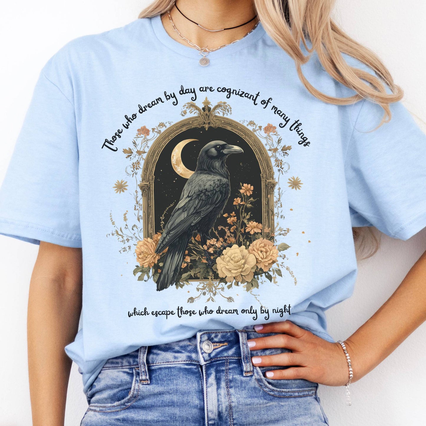 T-Shirts Those Who Dream By Day Poe T-Shirt The Mystic Eden
