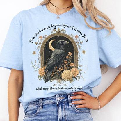 T-Shirts Those Who Dream By Day Poe T-Shirt The Mystic Eden