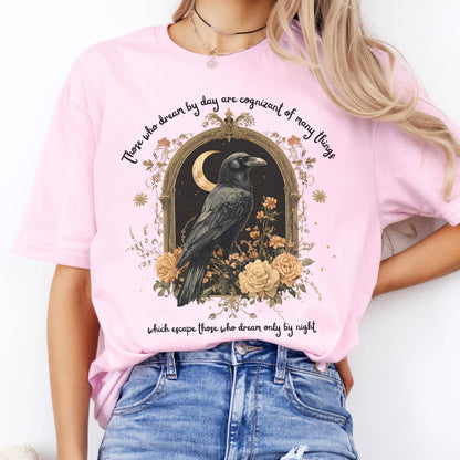 T-Shirts Those Who Dream By Day Poe T-Shirt The Mystic Eden