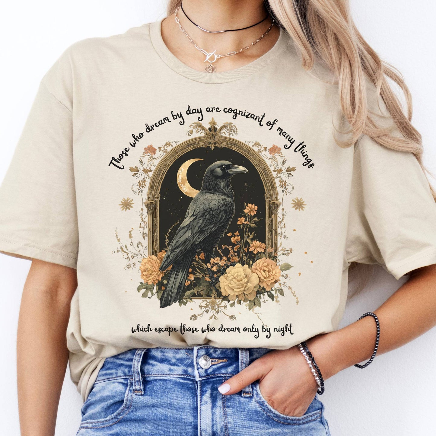 T-Shirts Those Who Dream By Day Poe T-Shirt The Mystic Eden