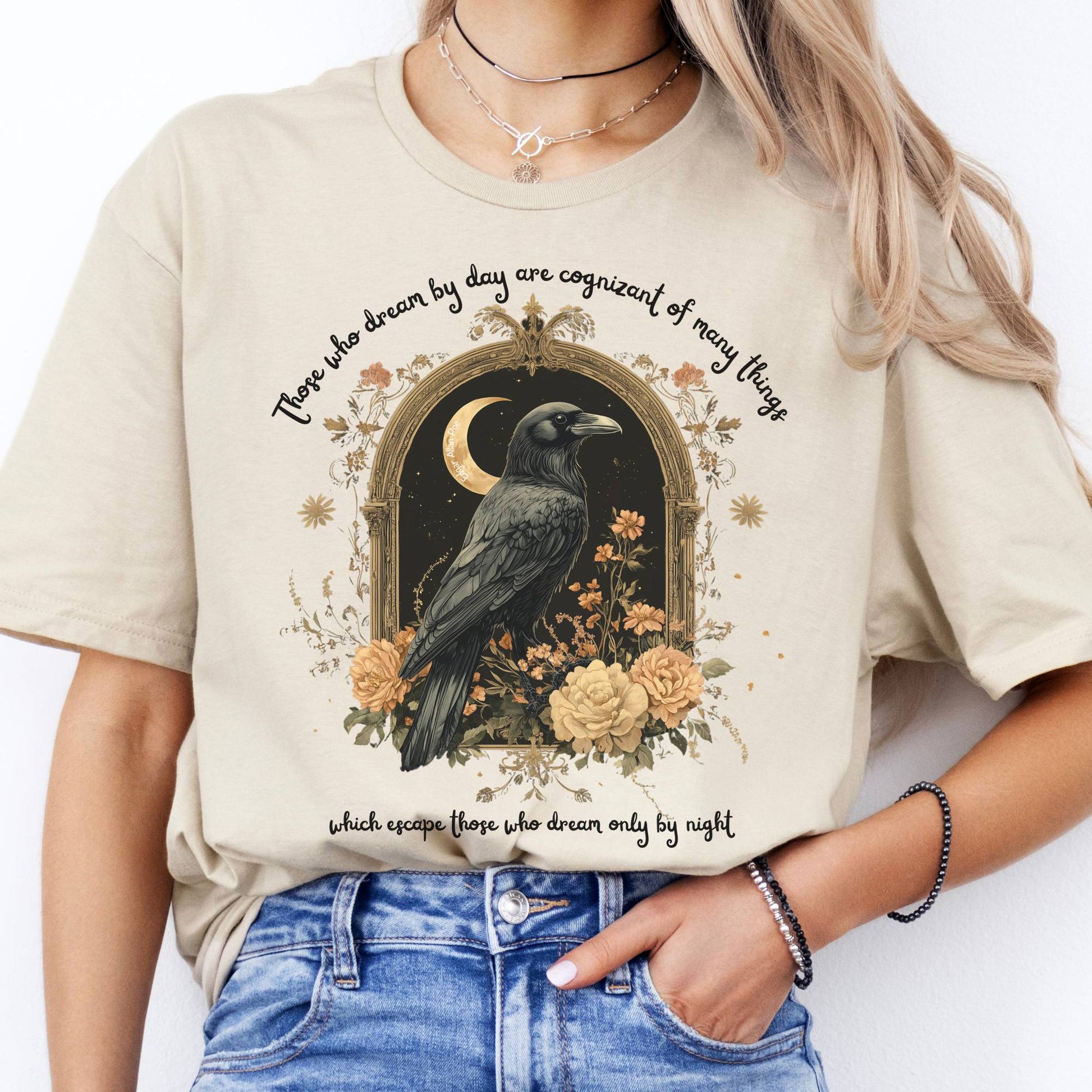 T-Shirts Those Who Dream By Day Poe T-Shirt The Mystic Eden