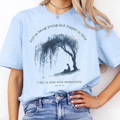 T-Shirt And So Being Young Edgar Allan Poe T-Shirt The Mystic Eden