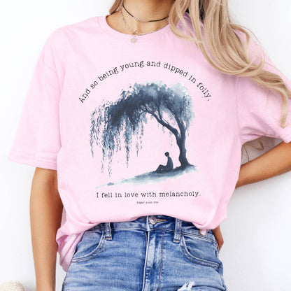 T-Shirt And So Being Young Edgar Allan Poe T-Shirt The Mystic Eden