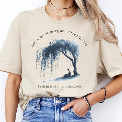 T-Shirt And So Being Young Edgar Allan Poe T-Shirt The Mystic Eden
