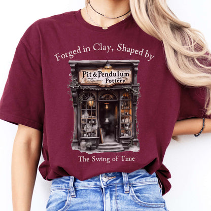 T-Shirt Pit & Pendulum Pottery Poe T-Shirt The Mystic Eden
