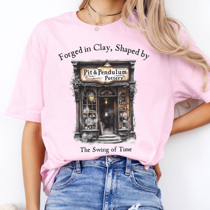 T-Shirt Pit & Pendulum Pottery Poe T-Shirt The Mystic Eden