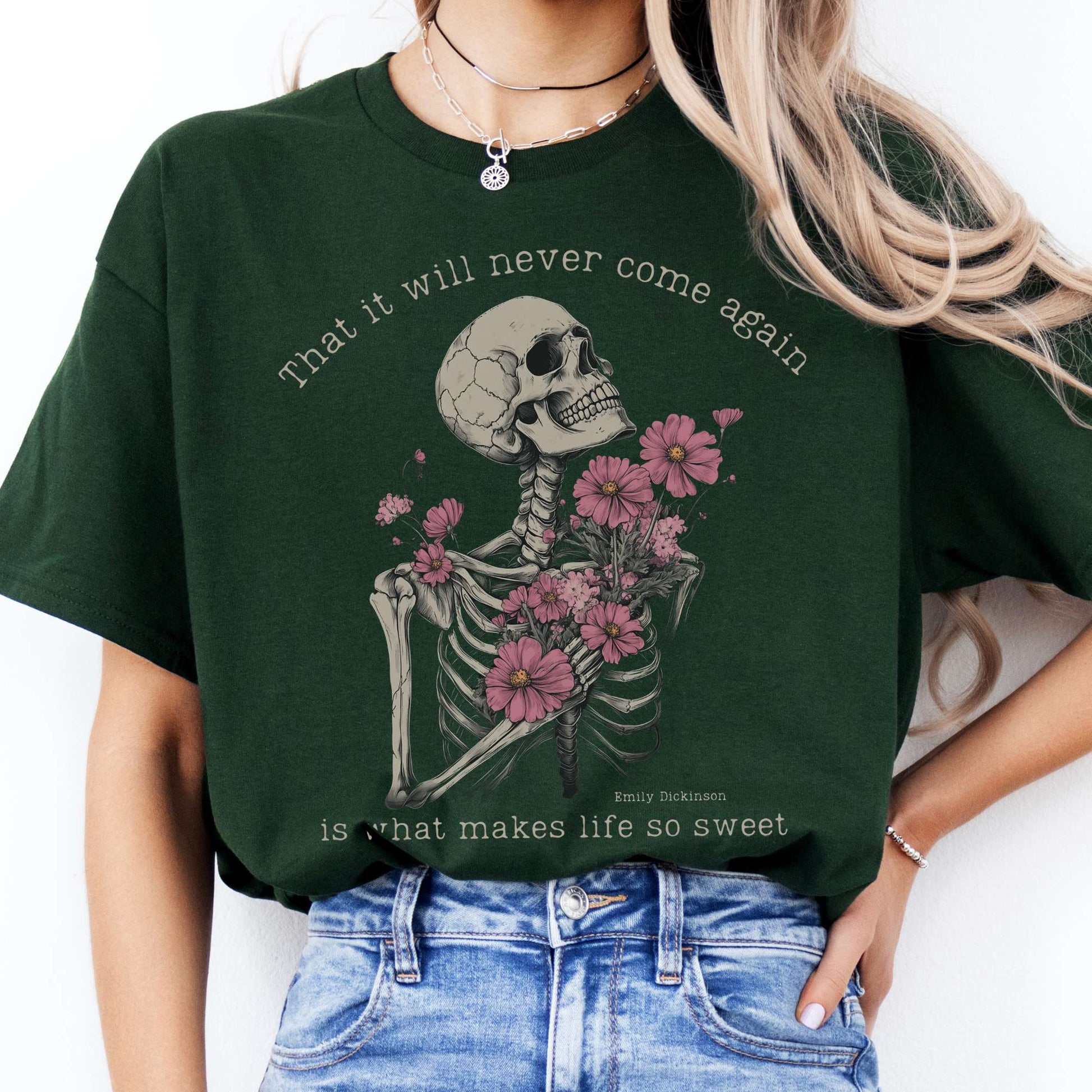 T-Shirt That It Will Never Come Again Emily Dickinson T-Shirt The Mystic Eden