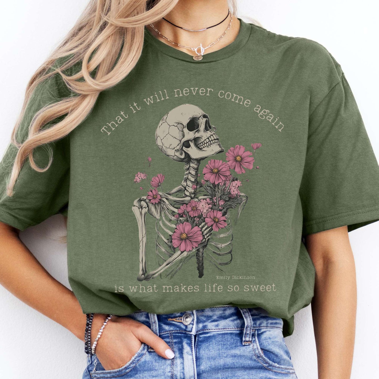 T-Shirt That It Will Never Come Again Emily Dickinson T-Shirt The Mystic Eden