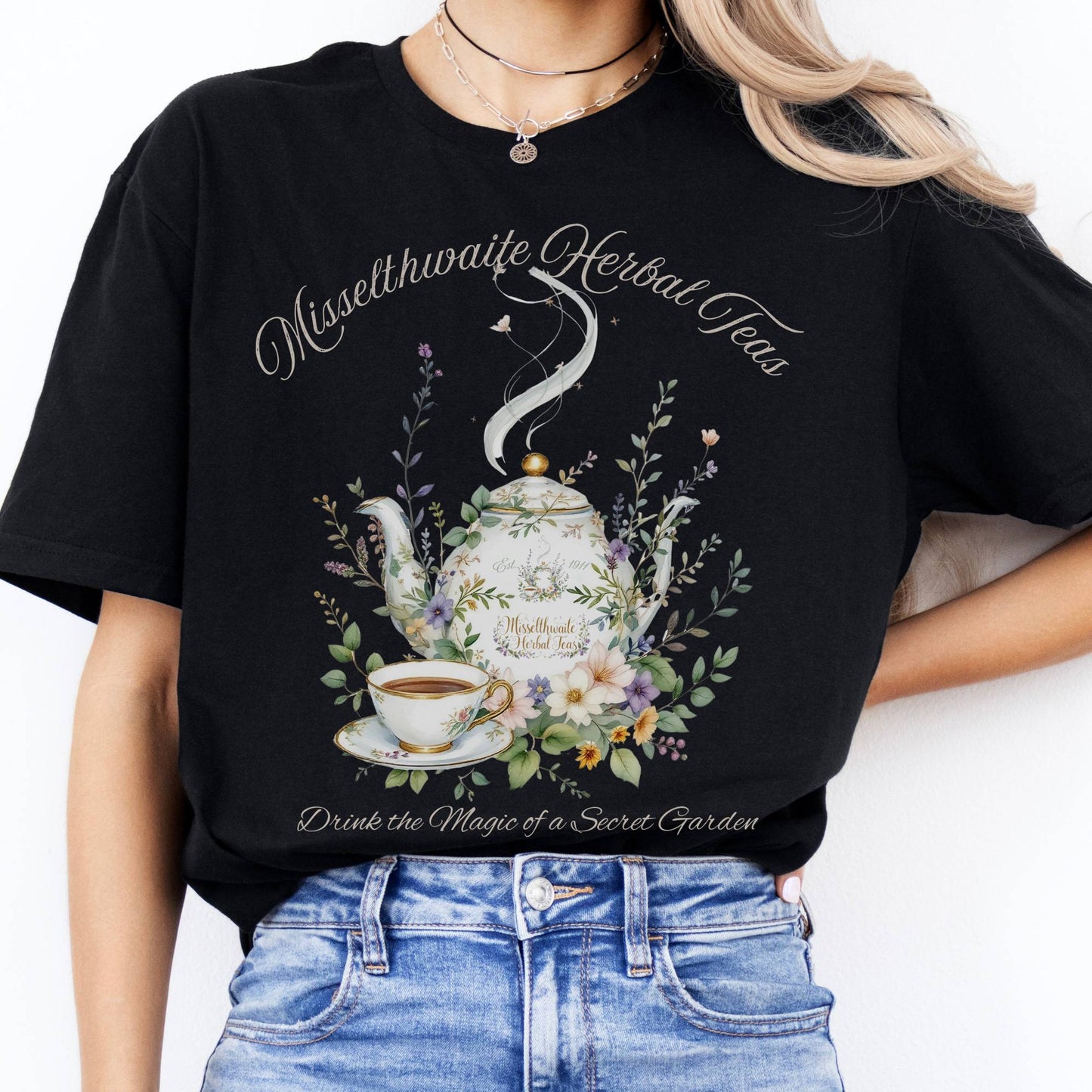 T-Shirt Misselthwaite Herbal Teas The Secret Garden T-Shirt The Mystic Eden