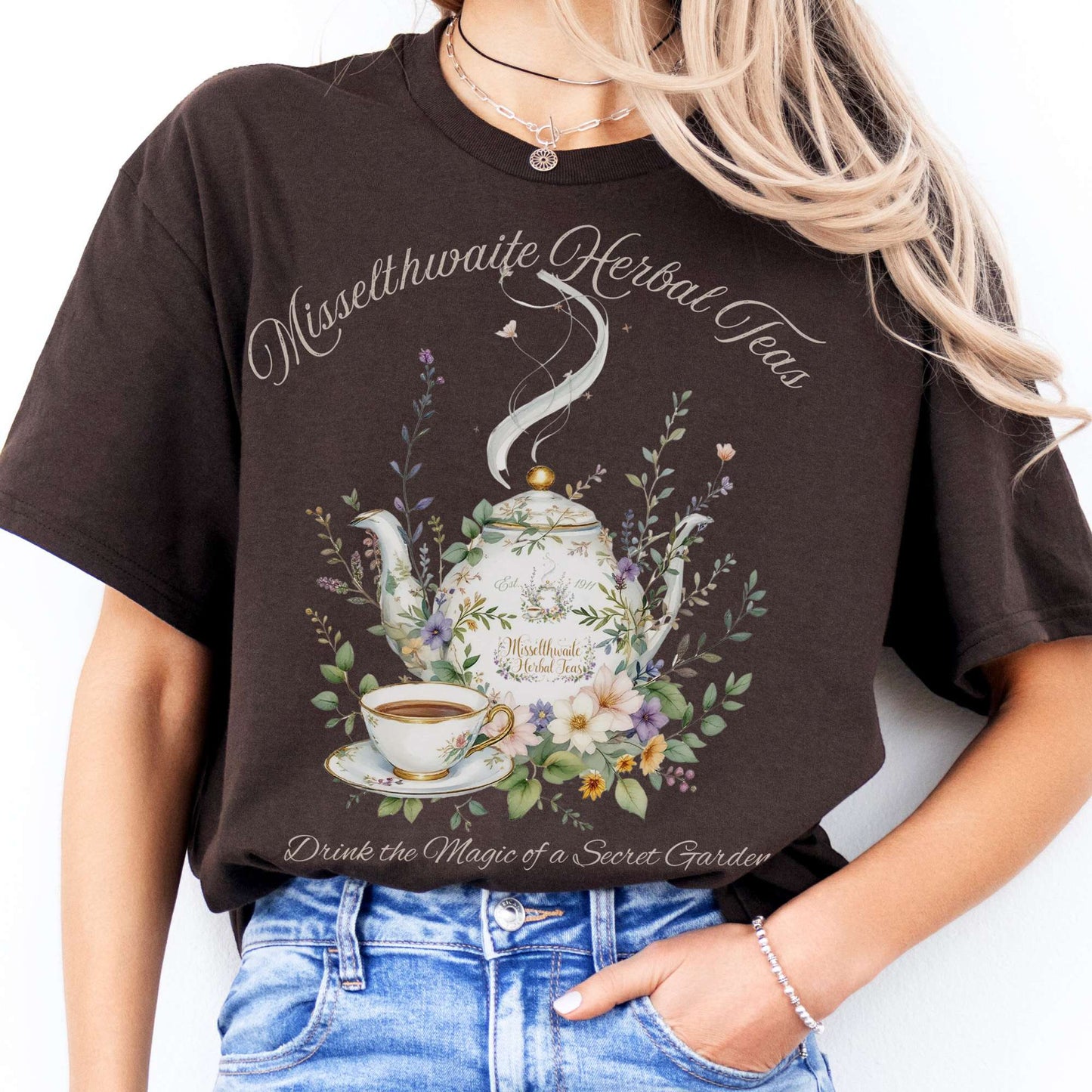 T-Shirt Misselthwaite Herbal Teas The Secret Garden T-Shirt The Mystic Eden