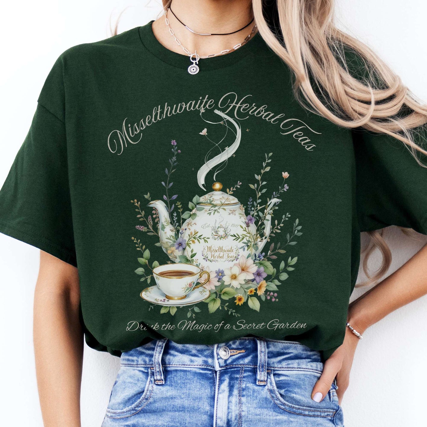 T-Shirt Misselthwaite Herbal Teas The Secret Garden T-Shirt The Mystic Eden