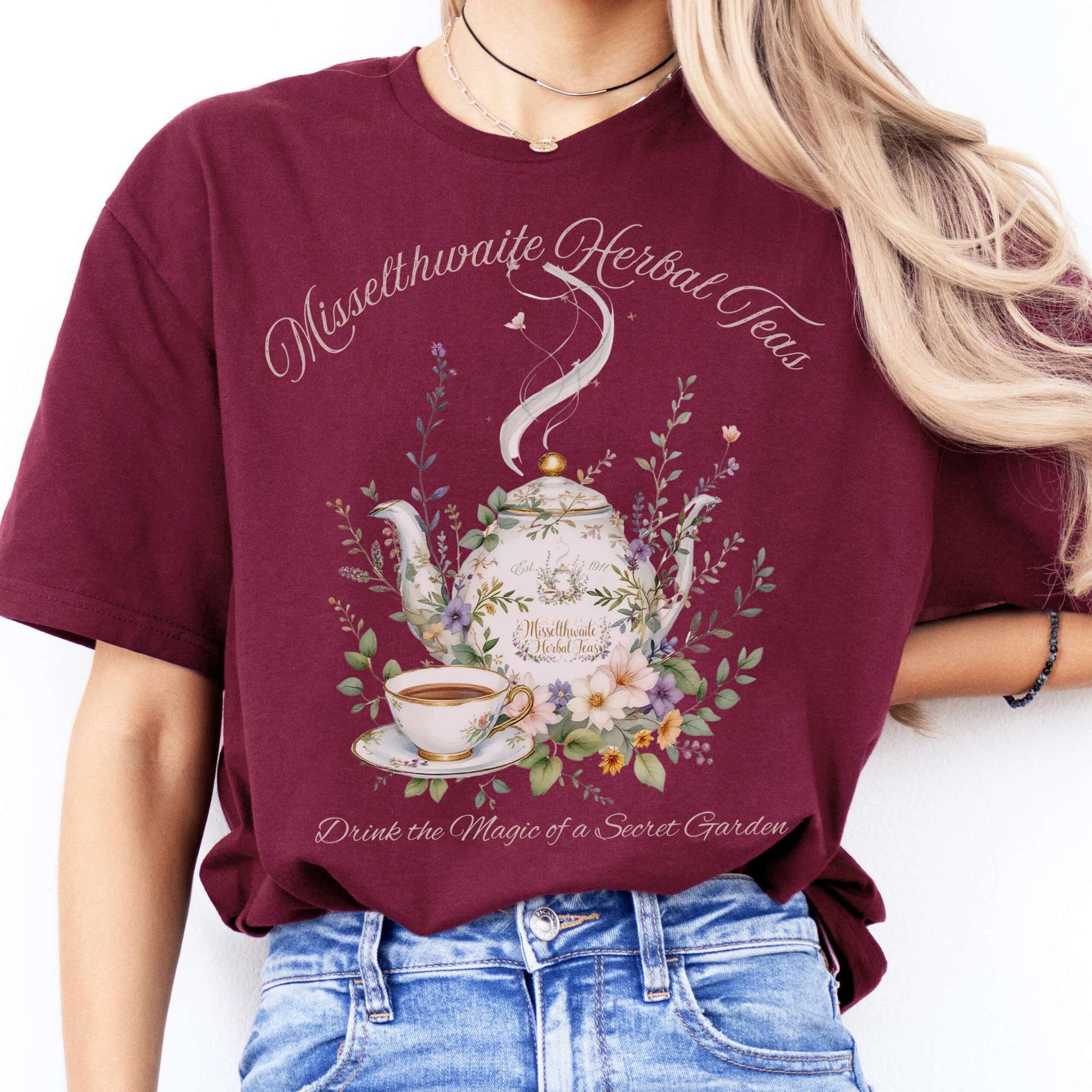 T-Shirt Misselthwaite Herbal Teas The Secret Garden T-Shirt The Mystic Eden