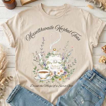 T-Shirt Sand / S Misselthwaite Herbal Teas The Secret Garden T-Shirt The Mystic Eden