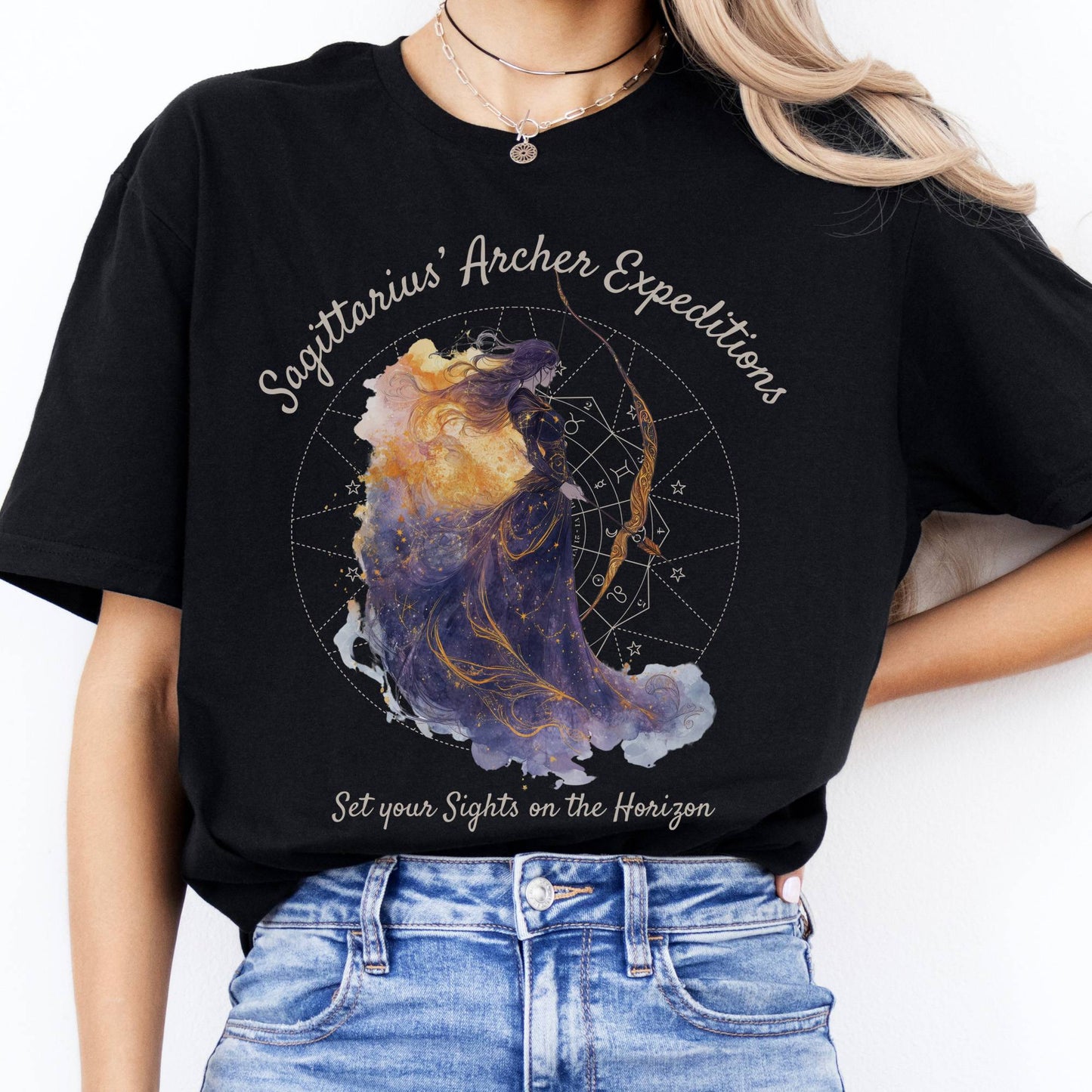 T-Shirt Sagittarius Archer Expeditions Zodiac T-Shirt The Mystic Eden