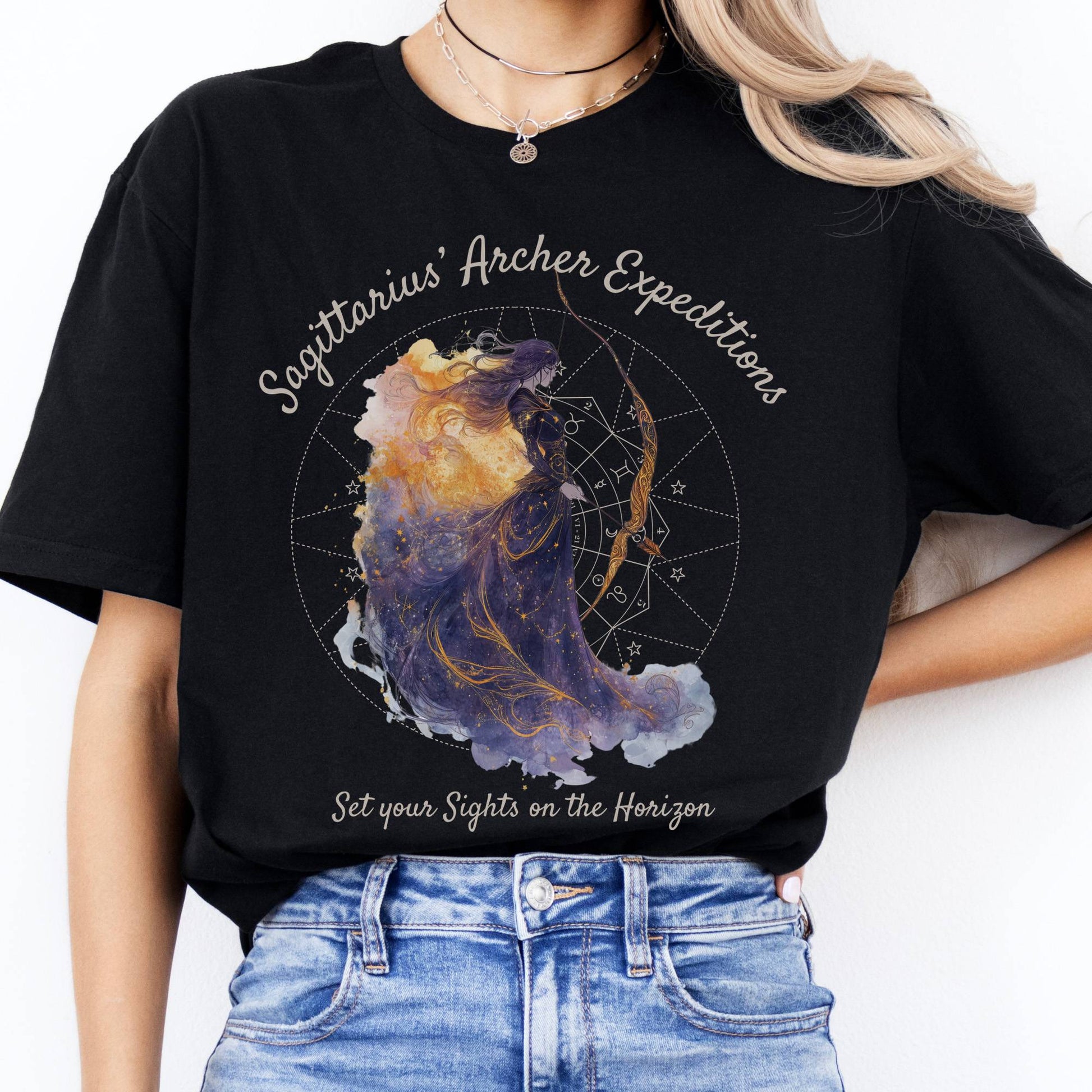T-Shirt Sagittarius Archer Expeditions Zodiac T-Shirt The Mystic Eden