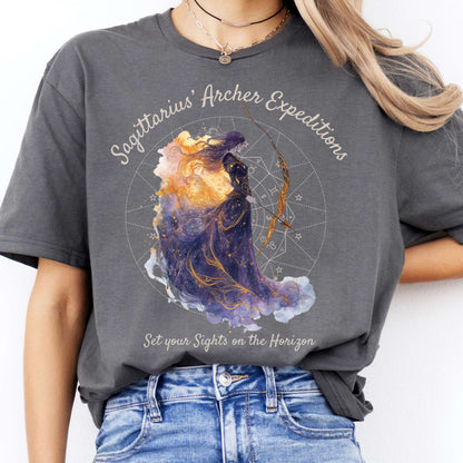 T-Shirt Sagittarius Archer Expeditions Zodiac T-Shirt The Mystic Eden