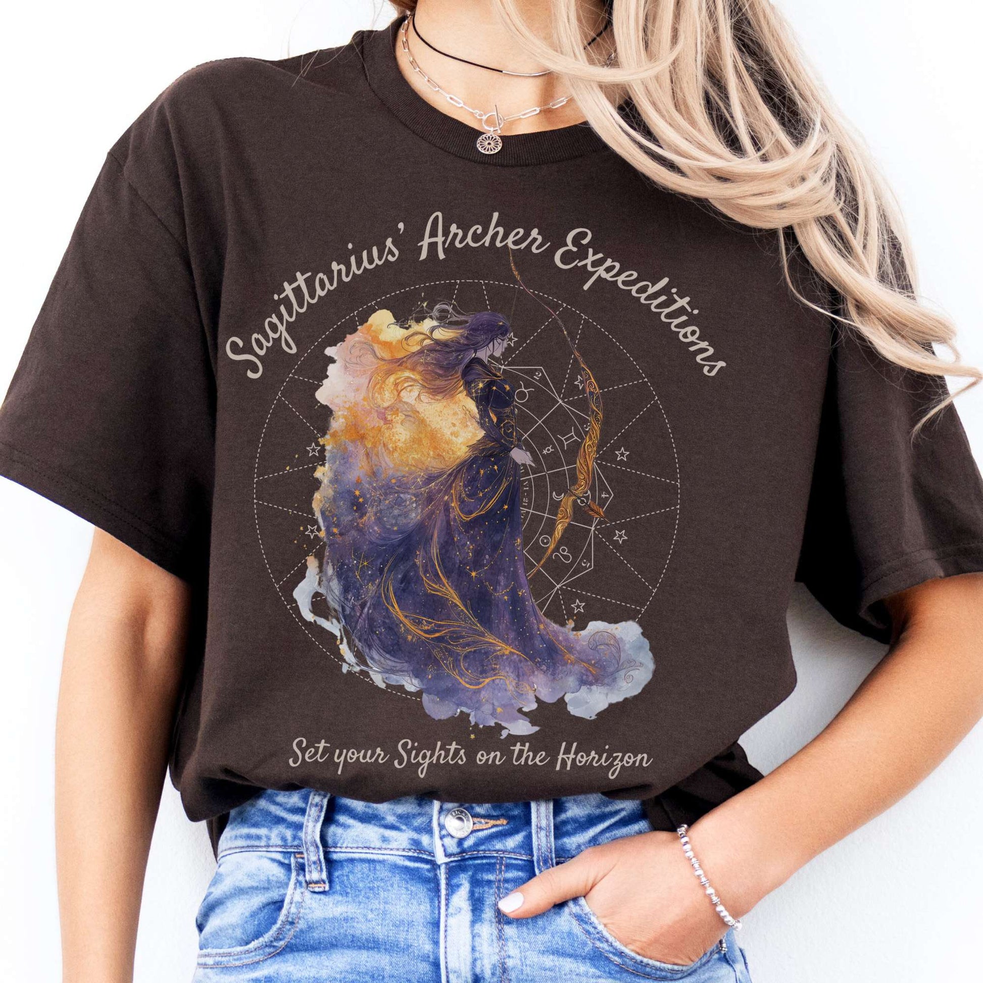 T-Shirt Sagittarius Archer Expeditions Zodiac T-Shirt The Mystic Eden