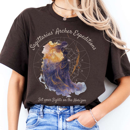 T-Shirt Sagittarius Archer Expeditions Zodiac T-Shirt The Mystic Eden