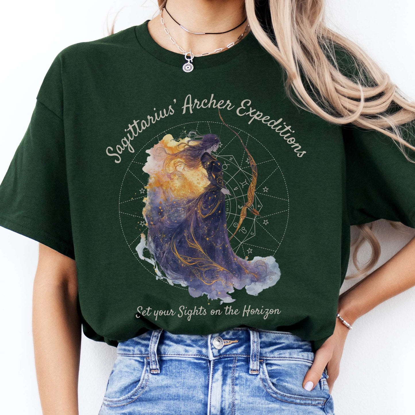 T-Shirt Sagittarius Archer Expeditions Zodiac T-Shirt The Mystic Eden