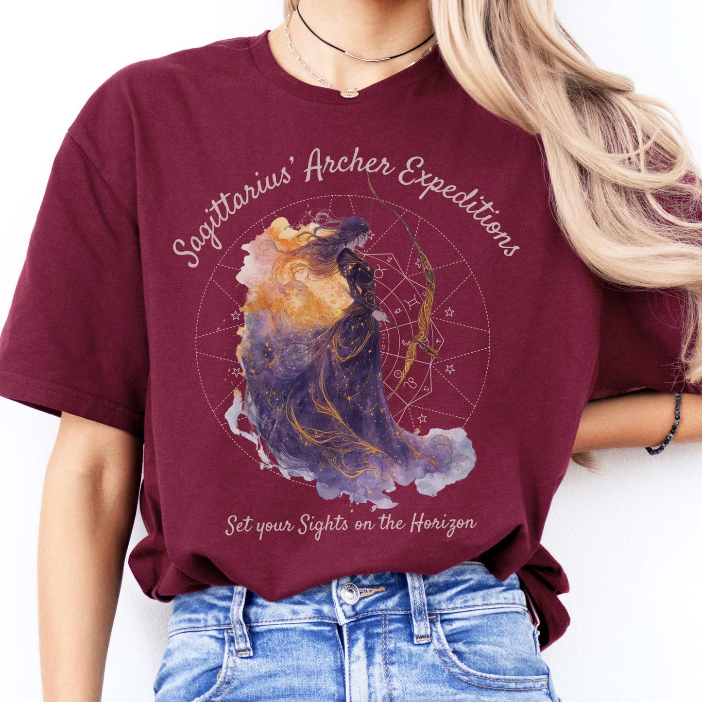 T-Shirt Sagittarius Archer Expeditions Zodiac T-Shirt The Mystic Eden