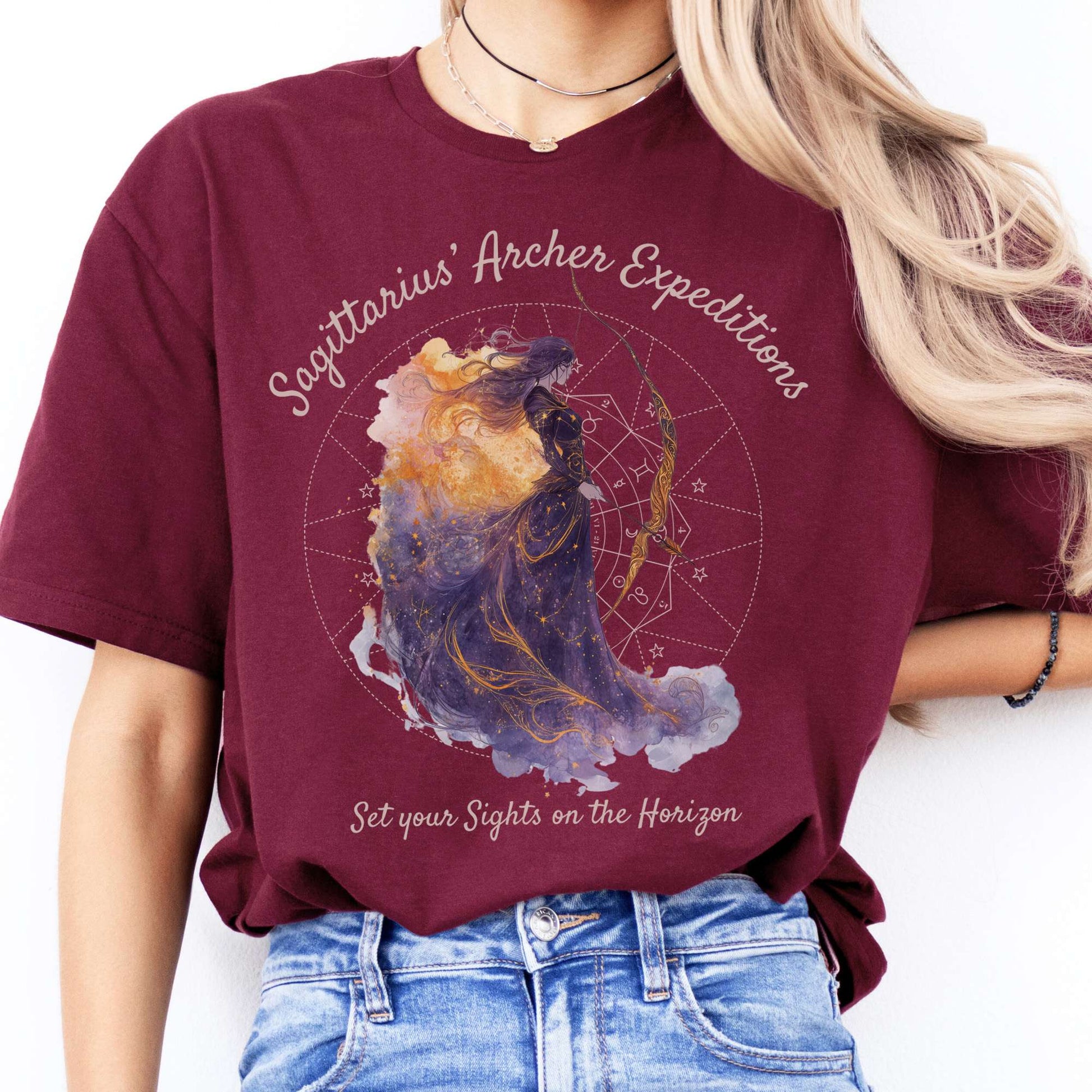 T-Shirt Sagittarius Archer Expeditions Zodiac T-Shirt The Mystic Eden