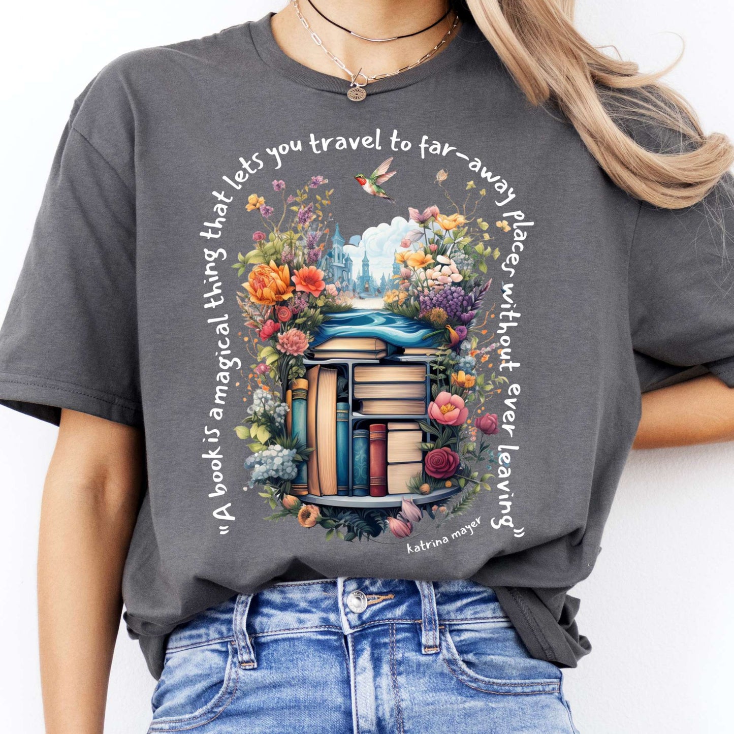 T-Shirt A Book Is A Magical Thing T-Shirt The Mystic Eden