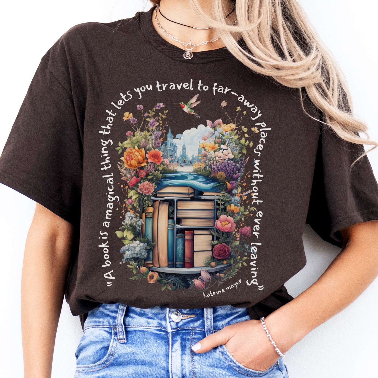 T-Shirt A Book Is A Magical Thing T-Shirt The Mystic Eden