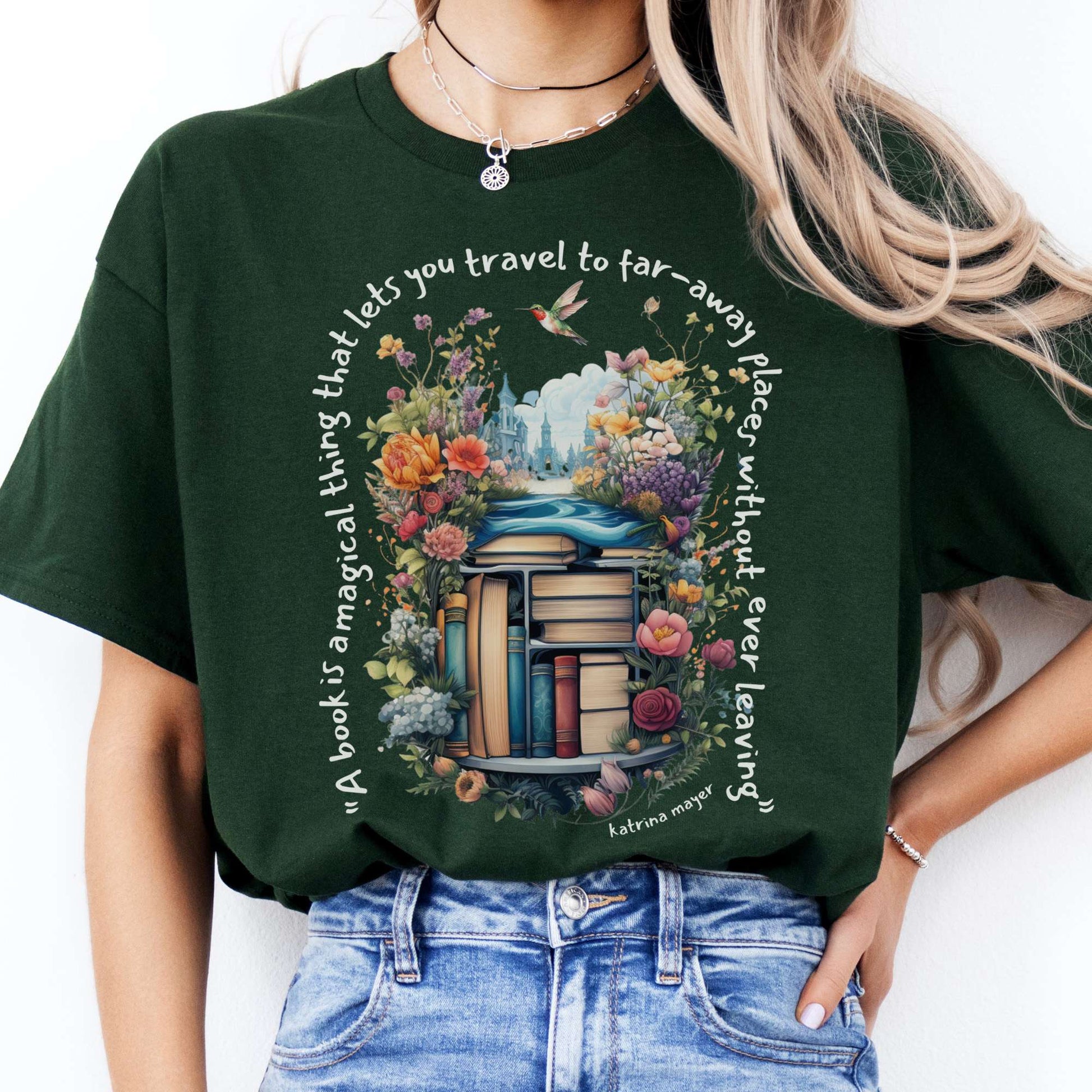 T-Shirt A Book Is A Magical Thing T-Shirt The Mystic Eden